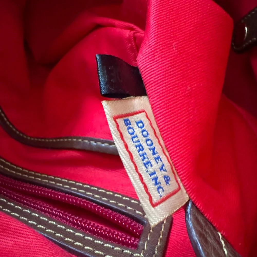 Dooney & Bourke - Florentine Domed Buckle Satchel in chestnut